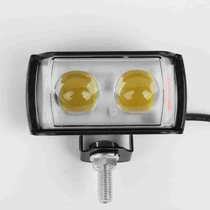 Plastic Body 4-in-1 LED Fog Light for Harley-Davidson XPlastic Body 4Plastic Body 40 & Other Car, Bike, Truck ? White, Yellow, Blue, Red Beam (Pack Of 1)