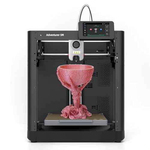 Adventurer 5M 3D Printer Multi-Color Printing Intelligent Filament System One-Click Auto Leveling Group Control(Adventurer 5M)
