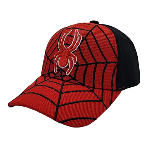 Kid's Youth Spider Man Hat - Adjustable Baseball Cap (Red Spider 2) #TOP1