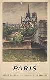  Paris Notre Dame Reproduction Affiche Poster/Format Size 50X70 cm Papier 300 GR-Vente du fichier numérique HD Possible Nous Consulter.(Boutique : affichevintage.FR)