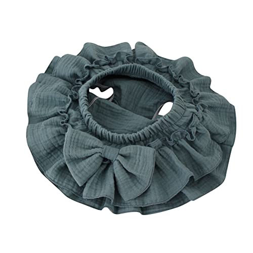 Newborn Infant Bloomer Skirt Baby Girls Soft Cotton Ruffle Mini Skirt Shorts with Bow Toddler 𝐃iaper Cover Bottoms