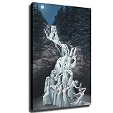 Surrealism Rob Gonsalves Visual Illusion Water Dance Poster Canvas Pictures Print Wall Art for Livin