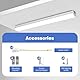 TODEHI 3 Stück LED Feuchtraumleuchte 30CM, 5W T5 500LM LED Röhre 6500K, Feuchtraumlampe Werkstatt Deckenleuchte für Garage,Keller,Werkstatt,Feuchtraum,Bad,Büro,Warenhaus