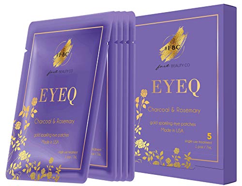 Fast Beauty Co. EyeQ Gold 5 Pairs Under Eye Patches With Charcoal & Rosemary