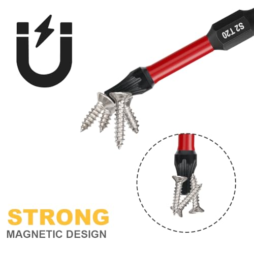 Flintronic 11Pcs Torx Screwdriver Bit Set, Star Magnetic Torx Impact Driver Bits - Image 3