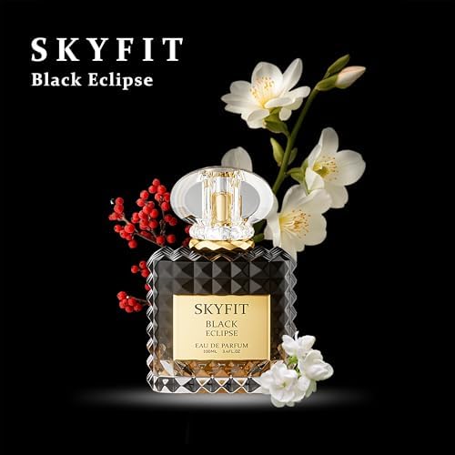 Besmelody Black Eclipse Eau de Parfum for Women, Warm Coffee Vanilla Floral Scent, Long Lasting Perfume Spray, 100ml / 3.4 FL.OZ - 1