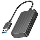 Zhdbchyuu USB 3.0 4-in-1 Multifunction Card Reader USB High Speed Smart...
