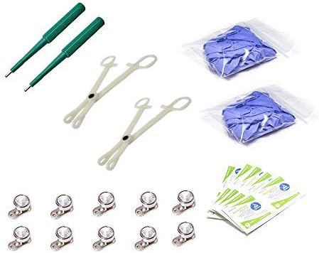BodyJewelryOnline LionGothic Dermal Anchors Professional Piercing Kit, Includes [Dermal Punch Tool, Dermal Forceps, Gloves, Alcohol Pads, Anchor Tops/Base], High-Grade Surgical Steel, Hypoallergenic