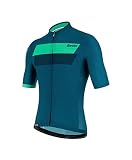Santini Abbigliamento Ciclismo Uomo Maglia Estiva Tono Studio (2XL, Petrolio)
