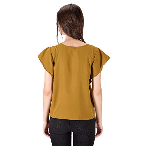 Image of OOMPH! Women's Crepe Tank Top - Pineapple Yellow