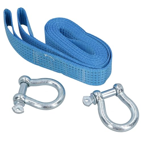 Corde de remorquage pour treuil de récupération sangle d'essieu voiture 4m