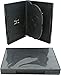 (1) Black Five Quantity DVD Empty Replacement Box with Wrap Around Sleeve #DV5R22BK (22mm) (5DVD)