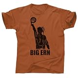 Big Ern Bowling Shirt – Retro 90s Throwback Graphic Tee for Strike Legends and Alley Kings (XXL, Faded Amish Orange)