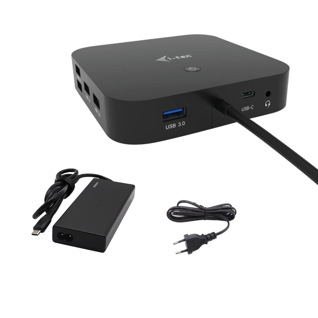 I-Tec USB-C Hdmi Dual Dp Docking Station 100 W + Universal Charger 100 W-image