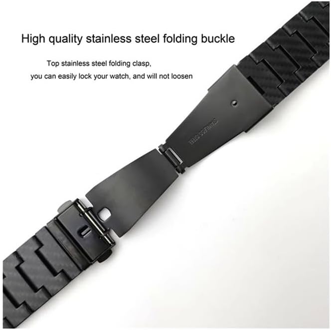 22mm Carbon Fiber Band For Garmin Forerunner 745 255 265 955 Active Bracelet Garmin Vivoactive 4 3 Venu 2 SQ2/Forerunner 245 645