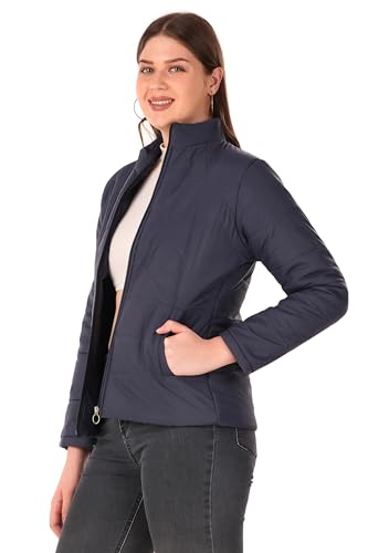 Image of Brazo Girls and Women's Puffer Regular Jacket For Winter Wear | Hooded Neck | Full Sleeve | Zipper | Casual Jacket For Woman & Girl | Western Stylish Jacket For Women