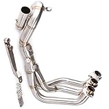 Full Systems Motorcross Auspuff Modifiziertes Vorderrohr Scooter Pitbike Slip On Motorrad Für Yamaha YZF MT09 FZ-09 MT-09 2014 15 16 17 2018 2019 2020