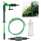 NIRJIK Limpiafondos Sifonador Acuario, Sifon Acuario Multifuncional,...