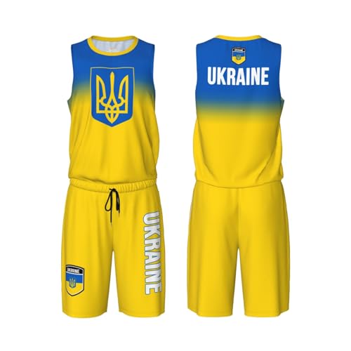 Tenue de basketball Ukraine pour vos dunks sur playground urbain