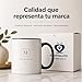 Imagen de Taza Personalizada con Logo Empresa y Foto o Texto Regalo Corporativo para Clientes y Empleados Cerámica 350ml Apta Microondas y Lavavajillas Ideal para Eventos