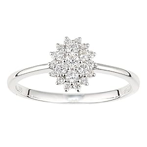Naava Naava Damen-Ring Weißgold 9 K Diamant Rundschliff weiß 0,3 ct DR1673W-M Naava Naava Damen-Ring Weißgold 9 K Diamant Rundschliff weiß 0,3 ct DR1673W-M