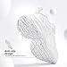 Womems Walking Shoes Running Tennis Fashion Sneakers Athletic Gym Workout Comfortable Breathable Lightweight White