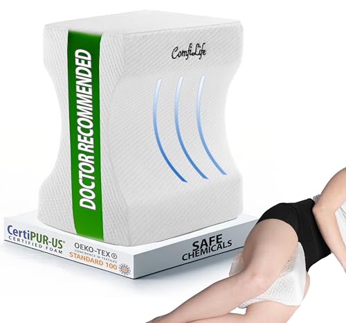 ComfiLife Orthopedic Knee and Leg Pillow for Side Sleepers Sleepi...