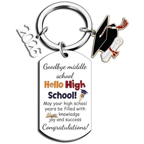 Iweca 8th Grade Graduation Gifts For Girls Boys Class Of 2026 Keychain Senior Middle High...