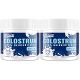 Veenuule Colostrum Pulver 3000MG, mit 60% Natürliche IgG (Immunglobuline), Weidemilch-Kuhkolostrum, Nicht-GVO, Geschmacksneutral, 50 Portionen