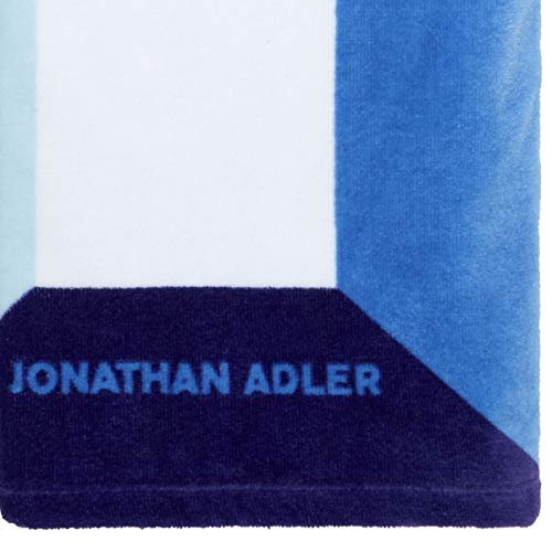 Avanti Linens Jonathan Adler Sorrento Beach Towel, Blue, 40" X 70" #TOP4