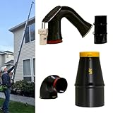 ArloCatcher 30-Foot Gutter Cleaning Kit for DeWalt Leaf Blowers 20V DCBL720 Series – Two-Story Gutter Cleaning Tools from Ground