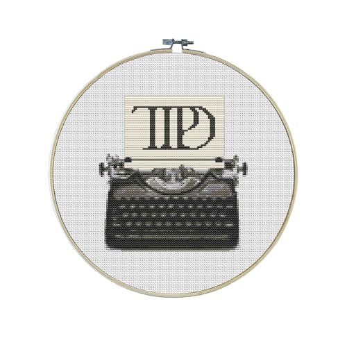 TTPD Premium Cross Stitch Kit - Everything Included - 8 Inch Hoop, Needle, DMC Thread, Fabric, and Easy-to-Follow Instructions