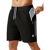 MOKBAY Pantalon Tenis Hombre, Algodón Senderismo Swim Lino Talla Grande Banho Baloncesto Bañadores Gym Deportivos Short Running Bolsillos Pantalones Cortos Militares, Bermudas Deporte Hombre, XXL