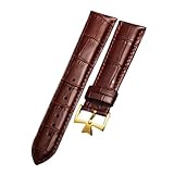 vacheron constantin prezzo basso Tipo di chiusura: ACCIAIO XNJIADVSY Compatibile con orologio da uomo Vacheron Constantin cinturino in pelle di vacchetta VC Inherit Art Master Series 18 mm 19 20 21(Blue Light Blue,18mm)