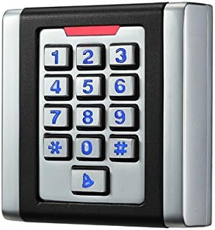 KingGo K6EM Metal Reading-Head ID Card Reader with Button Keyboard for Access Control System.(waterpooof or Ordinary). (Waterproof)