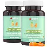 Yuve Natural Papaya Digestive Enzymes - Sugar-Free Chewable Candies - Promotes Better Digestion - Co