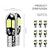 Stacool 10PCS T10 Interior Car Lights,12V Super Bright T10 LED Bulb for Map Lights,Reading Lights,License Plate Lights,Universal 5630 8SMD Car LED Lights Car Accessories for Most Cars (White)