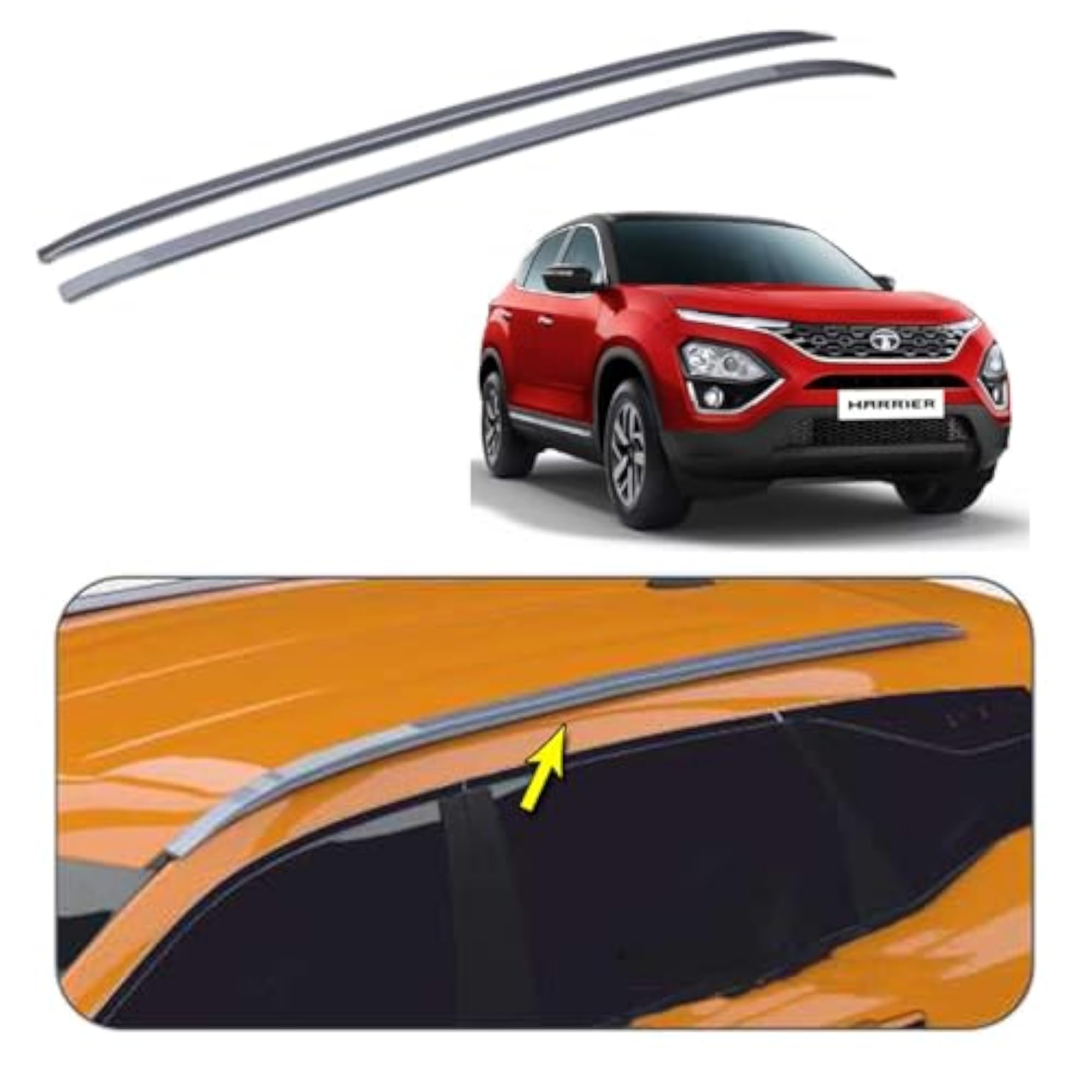 ABS Roof Rails with 3M Adhesive Tape for Harrier