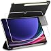 Produktbild ebestStar - Hülle für Samsung Galaxy Tab S9 5G, Slim Smart Cover (Ultra Dünn), Schutzhülle Etui, Ständer Case Cover, Schwarz + Panzer Schutz Glas