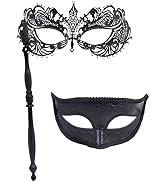 IETANG Couple Half Venetian Masquerade Mask for Parties