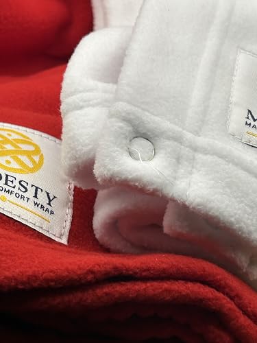 Modesty MassageComfort Wrap (White Fleece)