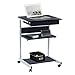 TECHNI MOBILI Modus Metal Computer Student Laptop Desk in Graphite