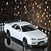ERBADIHAGO Toy Car Compatible for Skyline GTR R34 Model Car 1/32 Die-cast Metal Toys with Light and Sound Pull Back Collectible Model for Children Age 3 + Year Old Festival Gift(White)