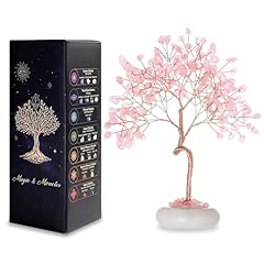 Rose Quartz Crystal Tree 147 Beads