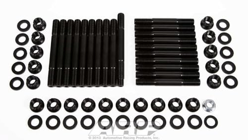 Arp Main Stud Kit 12 Point Nuts 4-bolt Mains Chromoly Black Oxide Dart Ls Nex...
