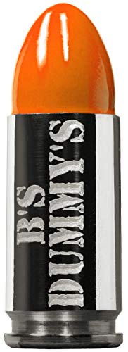 B-Unique Enterprises, Inc. B s Dry Fire Snap Caps - Dummy 9mm Luger Training Rounds (5 Pack) (Orange Nickel)