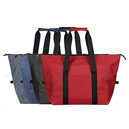 Bolsa térmica de Gran Capacidad, lonchera con Aislamiento térmico, para Picnic, barbacoas, Camping, Recipiente para Mantener la Comida Fresca, Bolso de Mano, Bolsa de pi