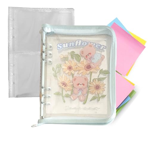 Ring Binder,A5�T�C�Y 6�����O �g�щ\ ���W�i�p �t�H���_�[ | ���[�Y���[�t �o�C���_�[ - �w�� ���t �w�Z �ƒ� ���s �ʋ� ���� ���O �p�r��