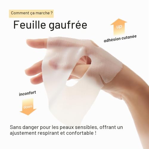 Abib Masque Gel au Collagène à la Jeridho Rose – 10 Feuilles | Masque Visage Hydrogel Rafraîchissant et Nourrissant à l’Acide Hyaluronique – vue 5