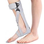 Tairibousy AFO Foot Drop Brace Ankle Foot Orthosis, for Foot Drop, Stroke, Hemiplegia, Tendon and Calf Stretching, Keeping Foot in Straight Right Angle (L, Right)